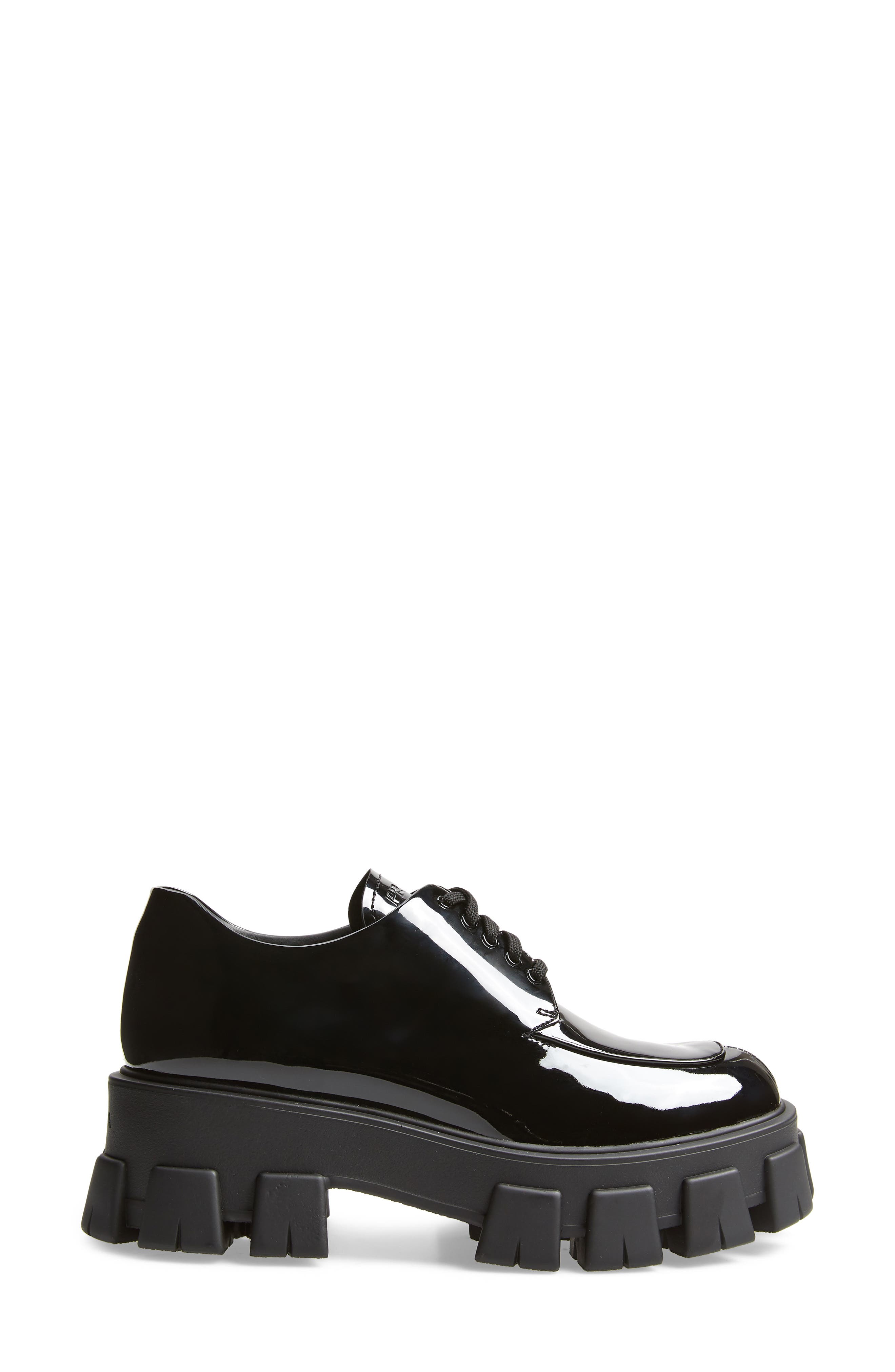 Prada Lug Sole Oxford, Alternate, color, 