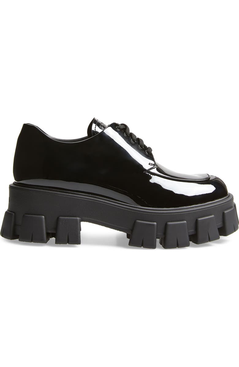 Prada Lug Sole Oxford, Alternate, color,
