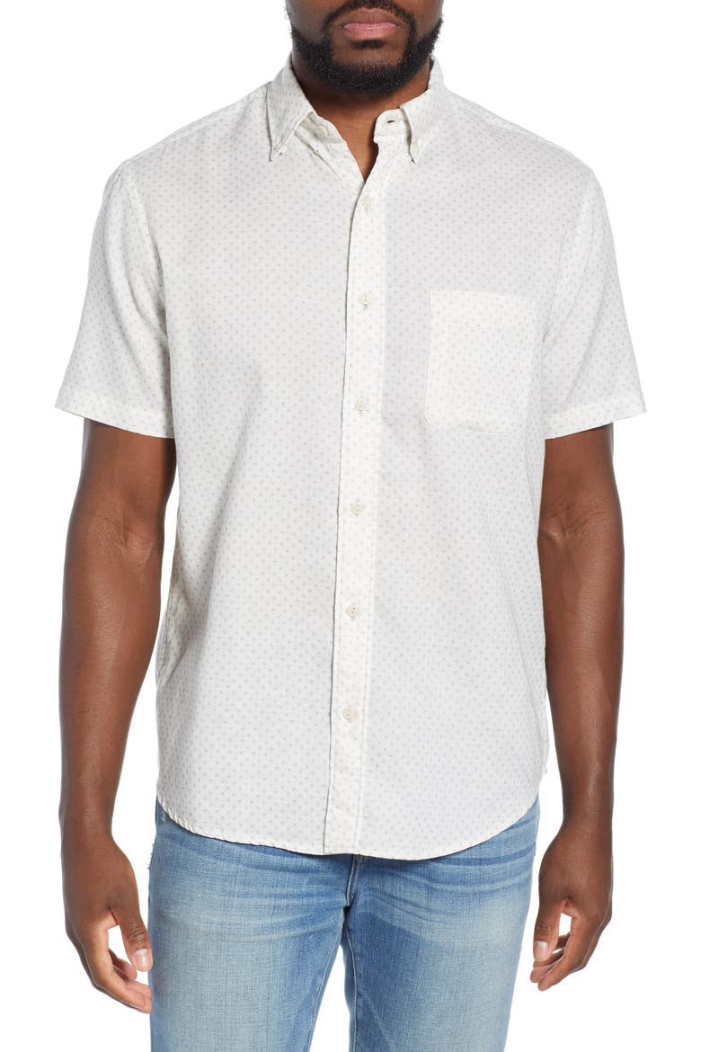 Coast Regular Fit Print Shirt, Main, color, SUNBURST