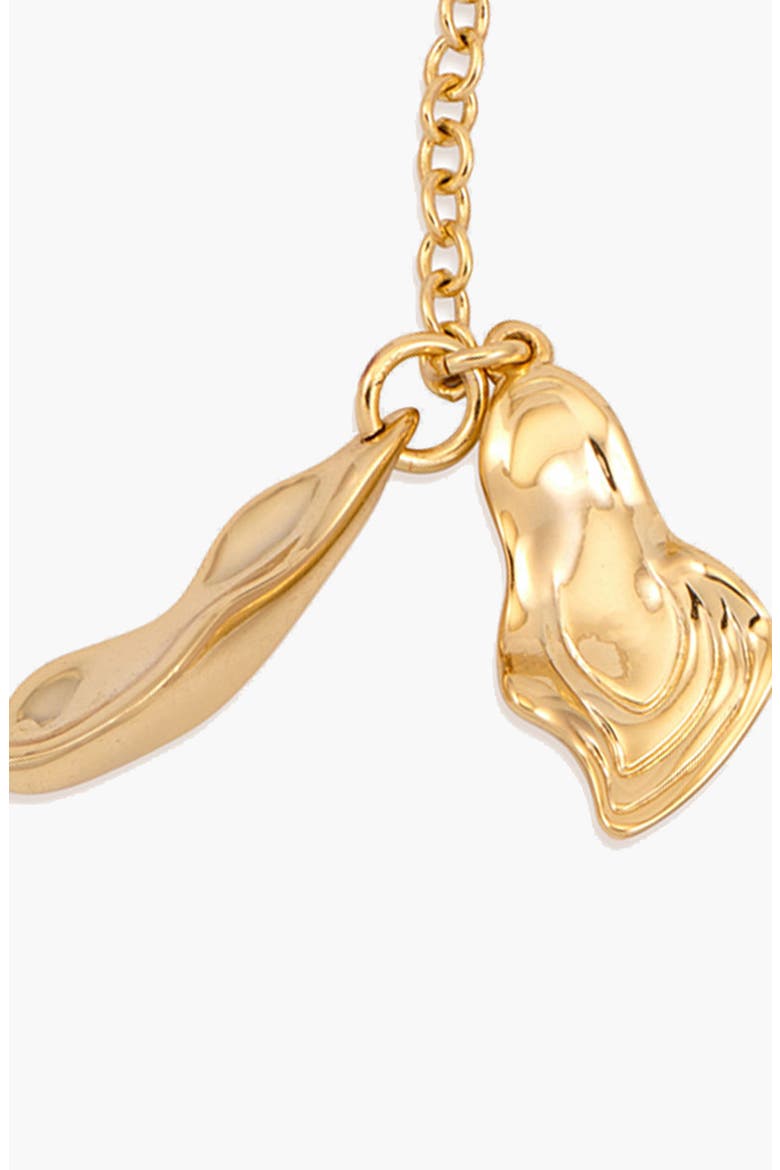Lasa Lariat Mix Chain Necklace in Gold, Alternate, color, Gold