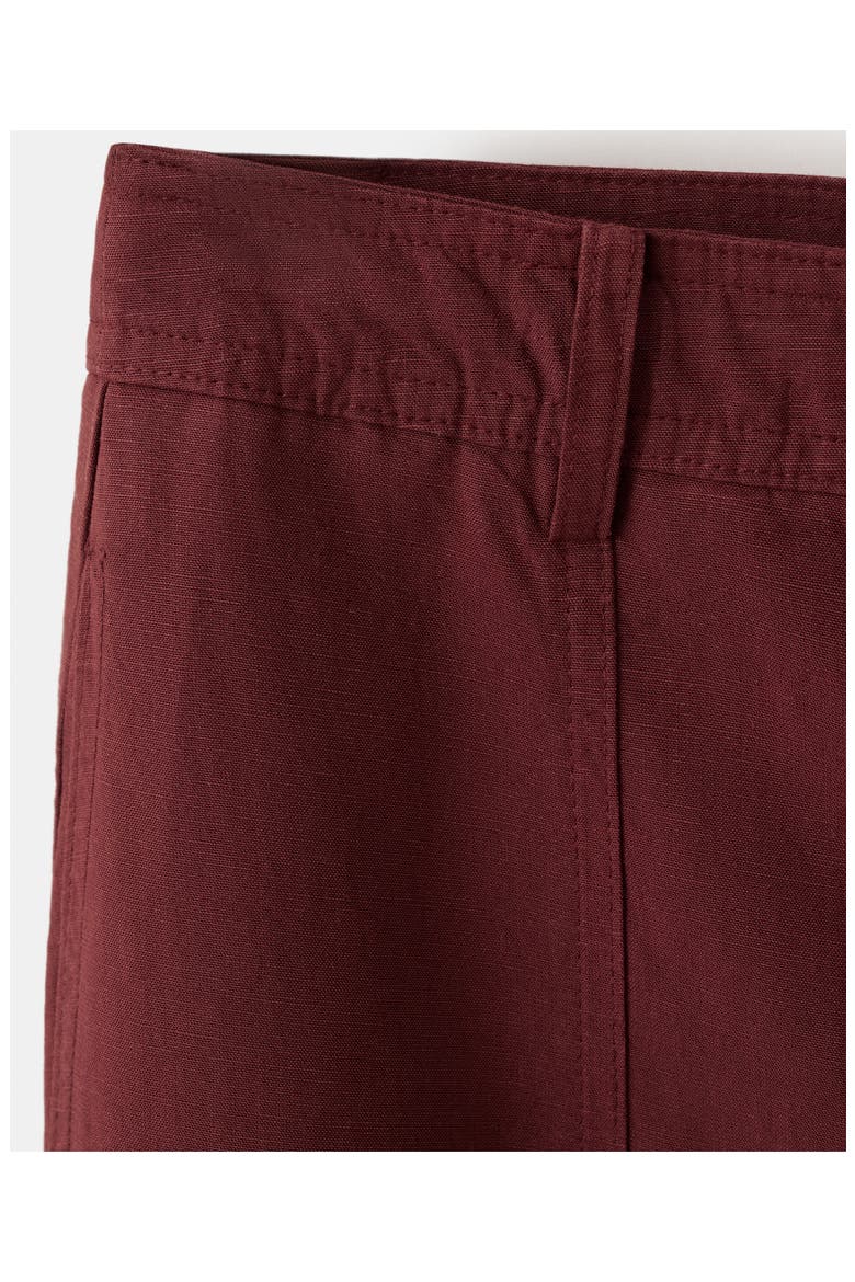 Straight Fit Drawstring Pants, Alternate, color, BURNT ORANGE