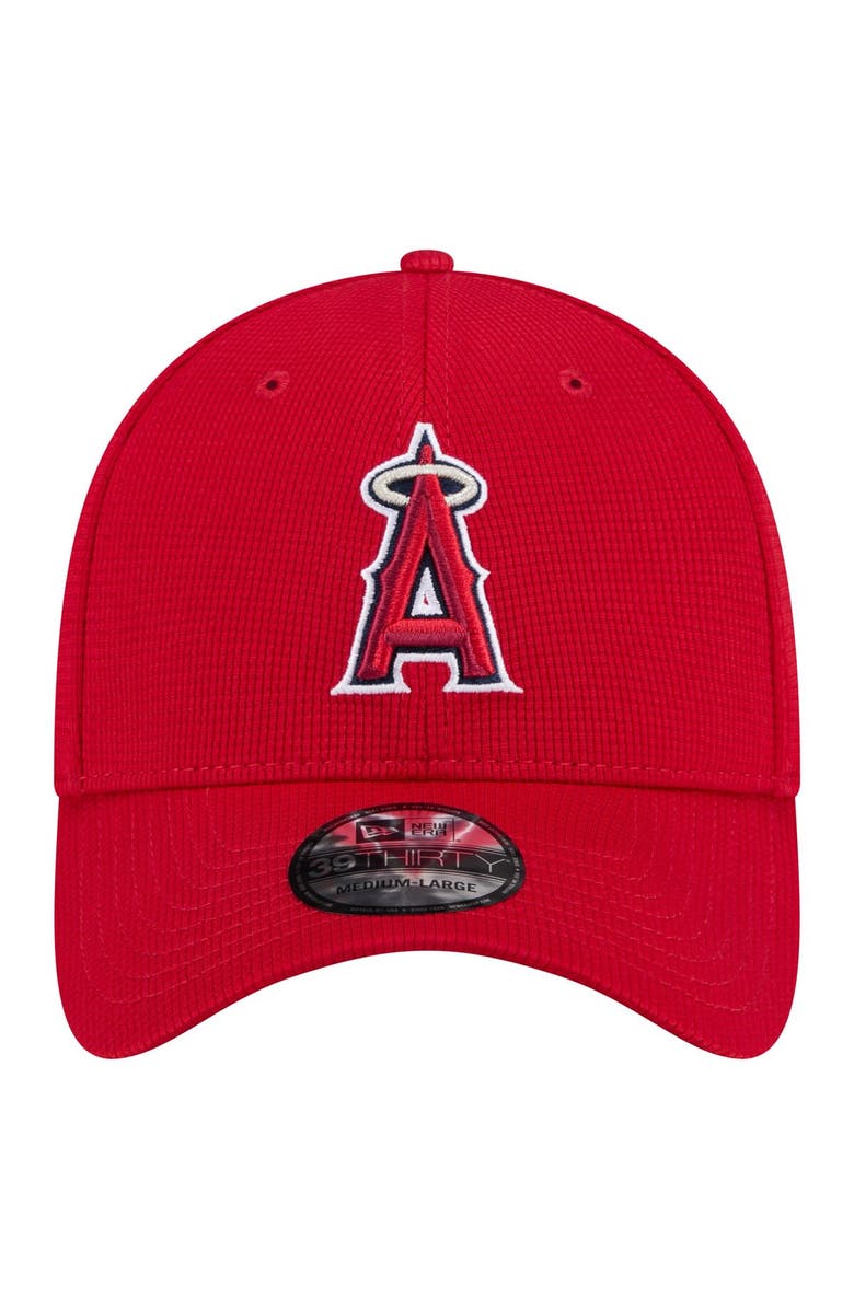 New Era Men's New Era Red Los Angeles Angels Active Pivot 39THIRTY Flex Hat, Alternate, color, Red
