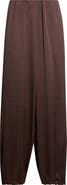 Vince Plissé Drawcord-Hem Satin Pants