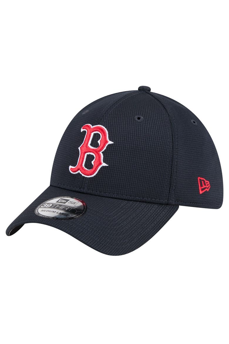 Men's New Era Navy Boston Red Sox Active Pivot 39THIRTY Flex Hat, Main, color, Navy