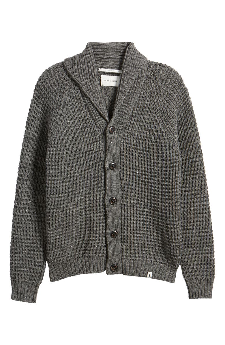 PEREGRINE Waffle Stitch Wool Cardigan, Alternate, color, 