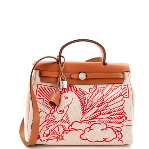 Herbag Zip Pegase Pop Toile and Leather 31
