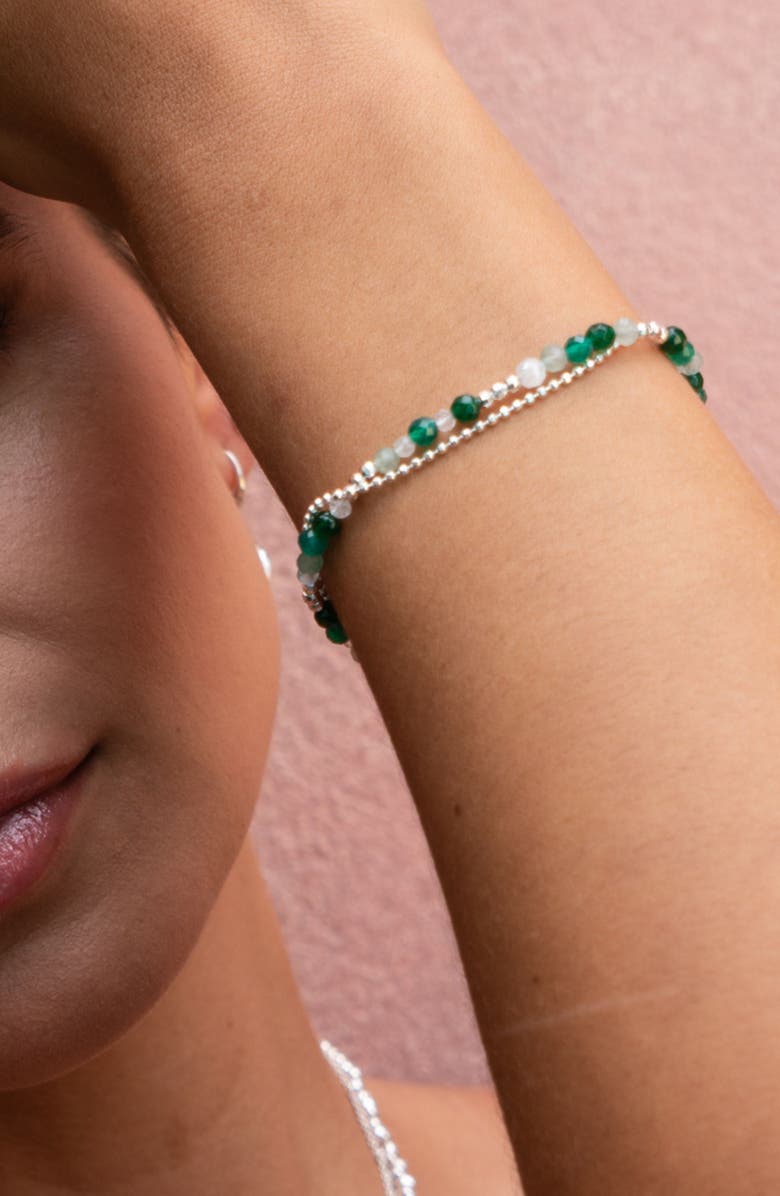 Dower & Hall Evergreen Orissa Bracelet, Alternate, color, Sterling Silver