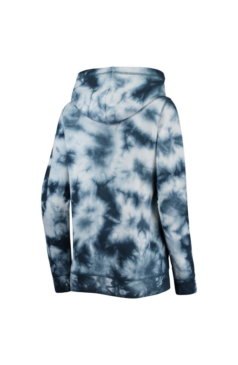 New Era Women's New Era Navy Washington Nationals Tie-Dye Full-Zip Hoodie, Alternate, color, Navy
