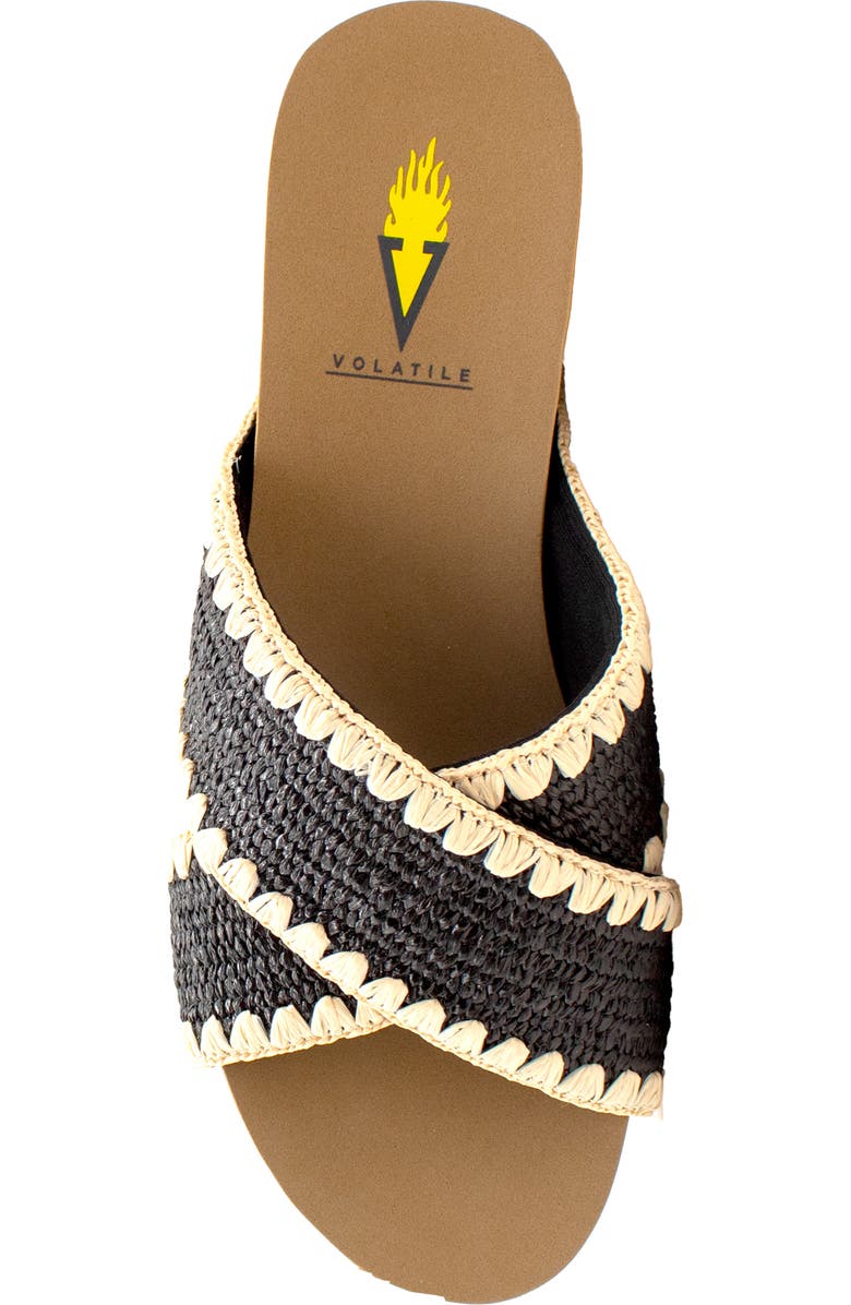 Volatile Antigua Platform Wedge Slide Sandal, Alternate, color,