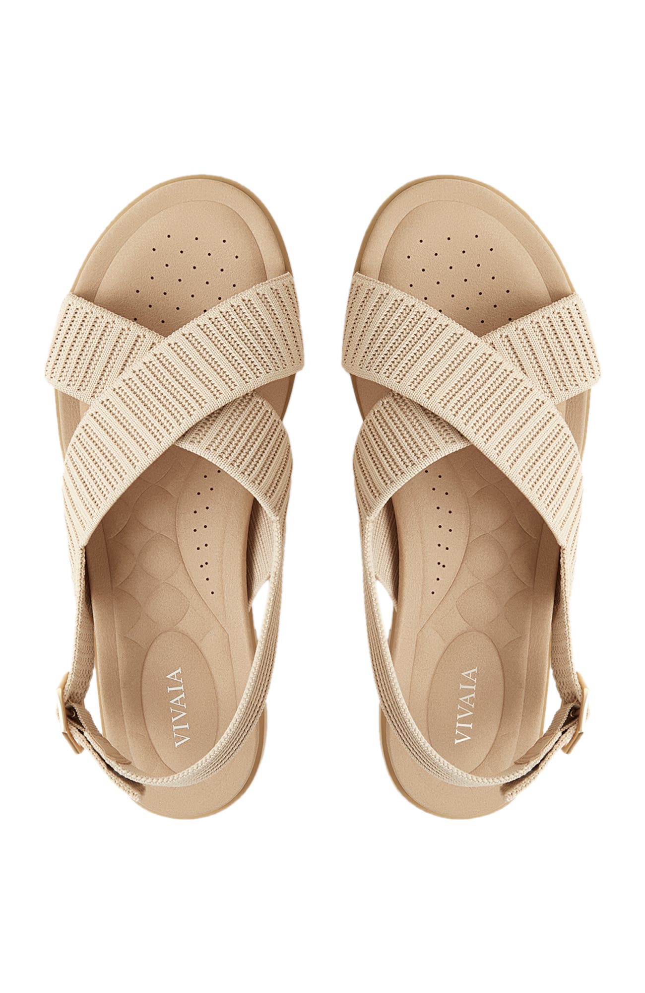 VIVAIA Arch Pro AdaptAll Sandals, Alternate, color, Almond