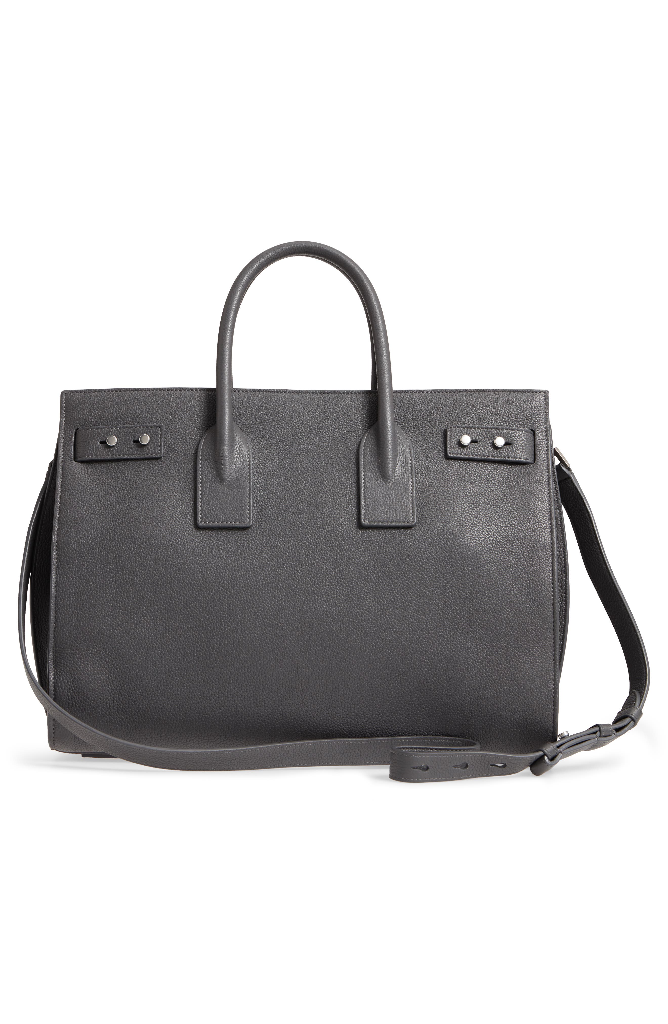 Saint Laurent Medium Sac de Jour Grained Leather Tote, Alternate, color, 