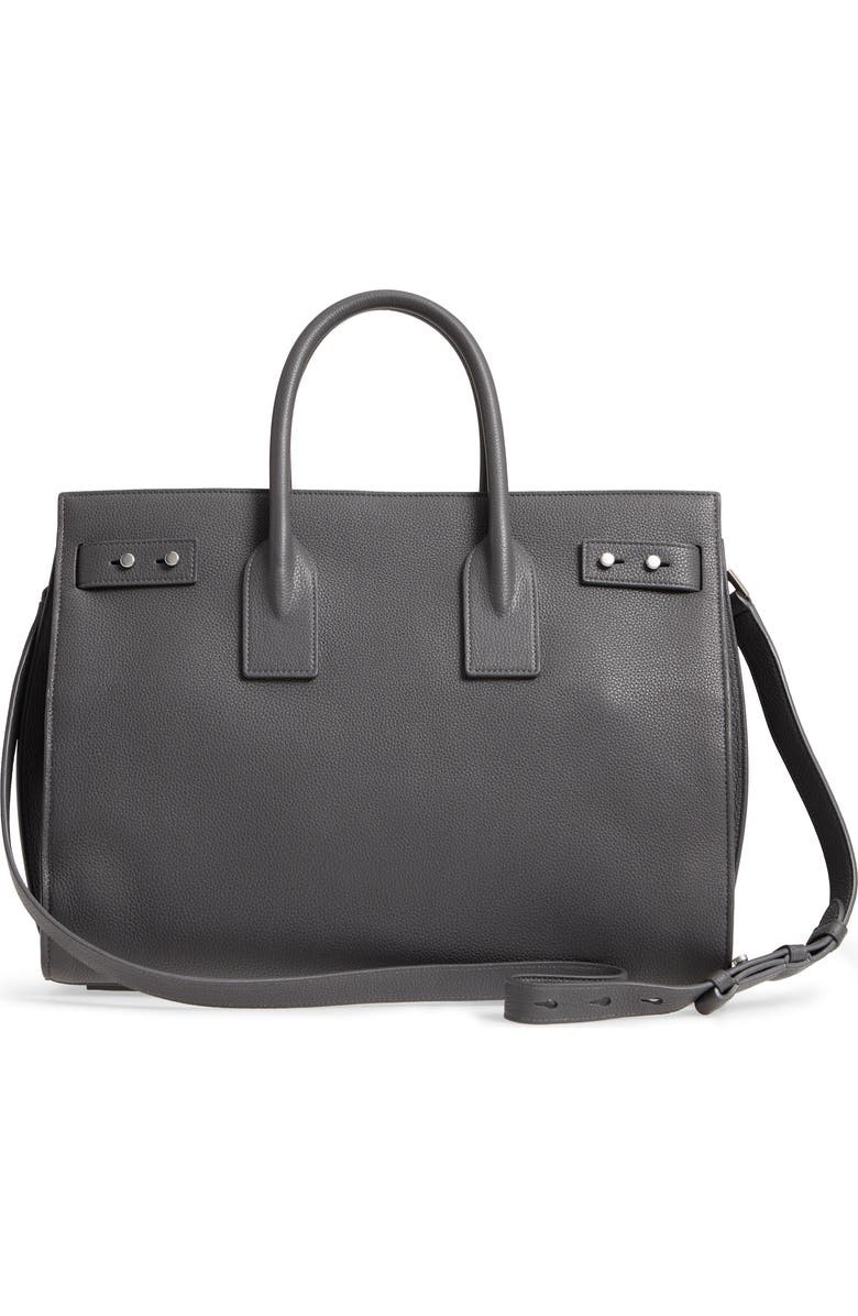 Saint Laurent Medium Sac de Jour Grained Leather Tote, Alternate, color,