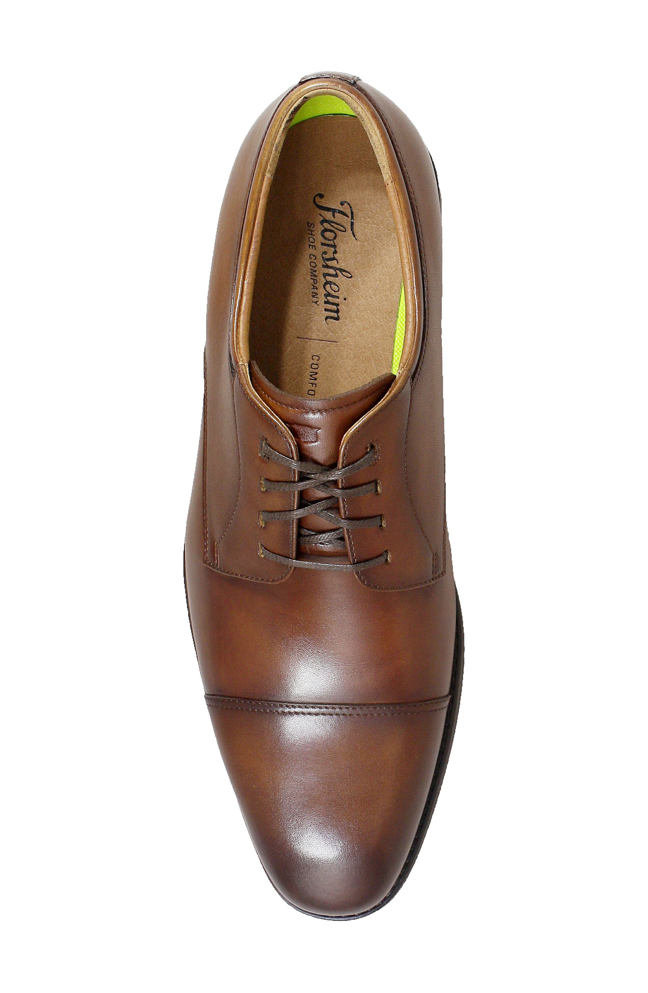 Ariano Cap Toe Oxford, Alternate, color, COGNAC