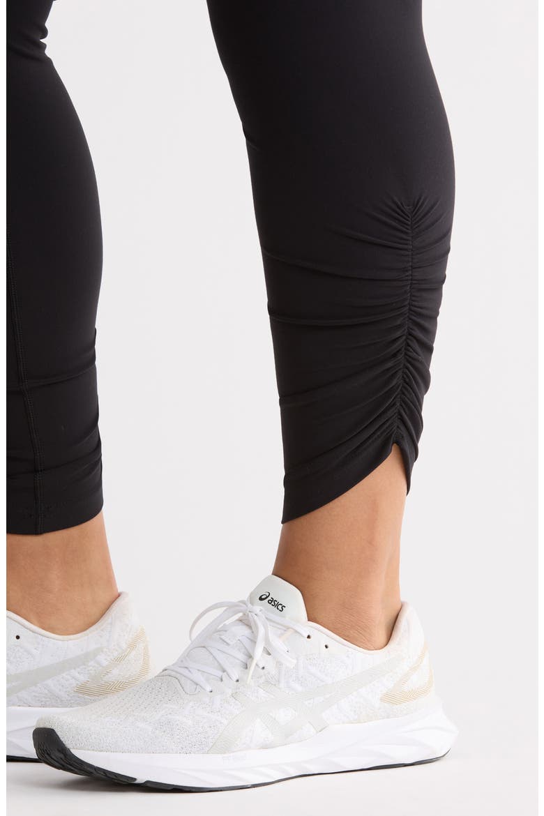 SPANXsmooth® Ruched Leggings, Alternate, color, VERY BLACK