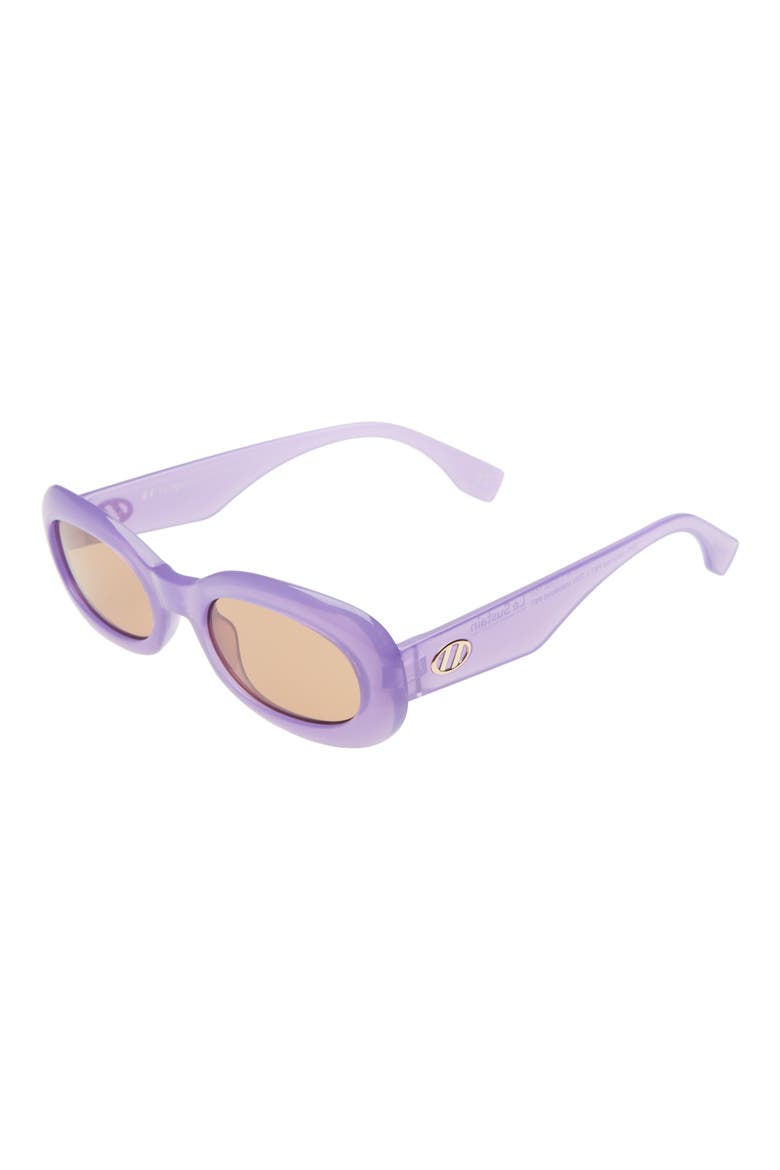 Outta Trash 53mm Oval Sunglasses, Alternate, color, WISTERIA