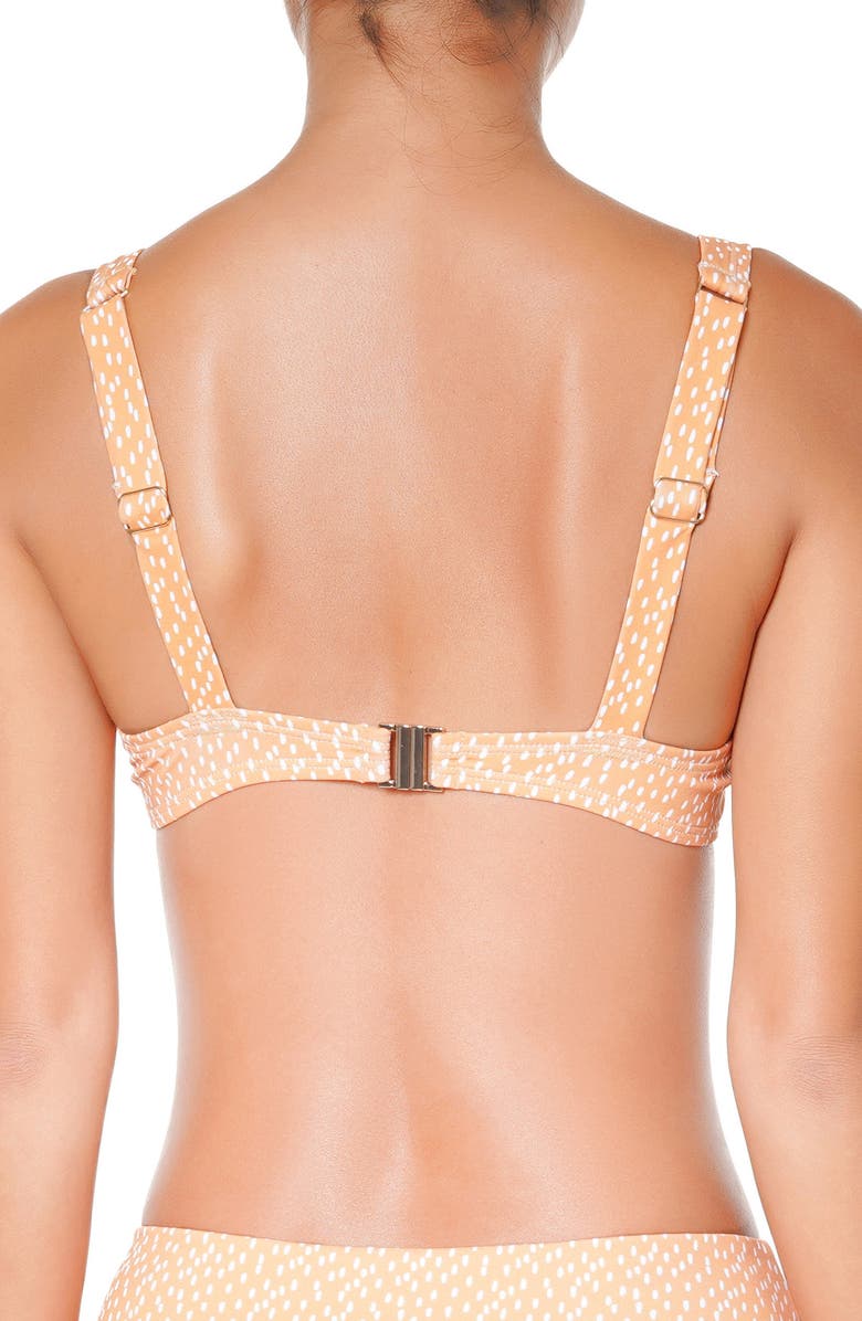 Huit Sorbet Underwire Bikini Top, Alternate, color, Orange