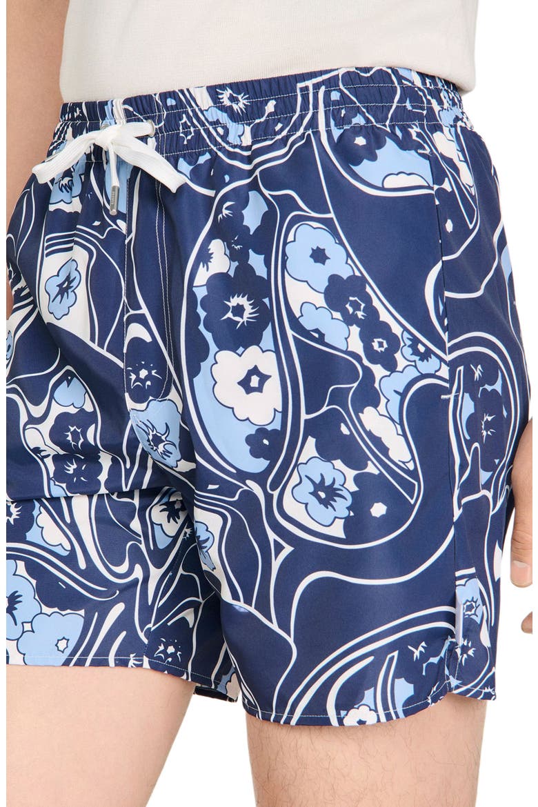 Hippie swim shorts, Alternate, color, Navy blue