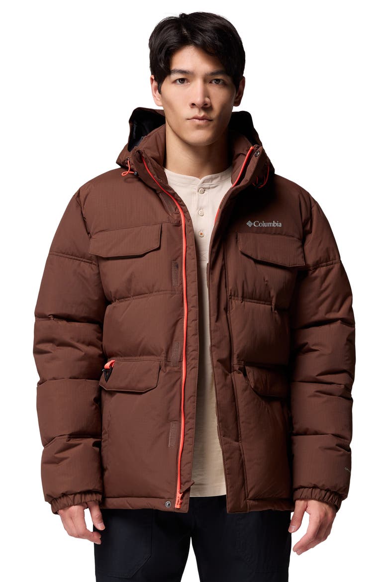 Landroamer™ Water Repellent Puffer Jacket, Alternate, color, TOBACCO