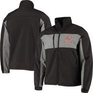 DUNBROOKE Men's Dunbrooke Black Tampa Bay Buccaneers Circle Zephyr Softshell Full-Zip Jacket