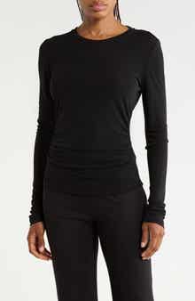Ruched Long Sleeve Top