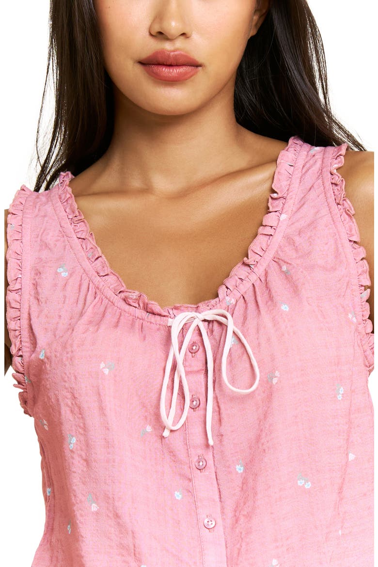 Good Life Tank Pajamas, Alternate, color, ROSY MEADOW DITSY