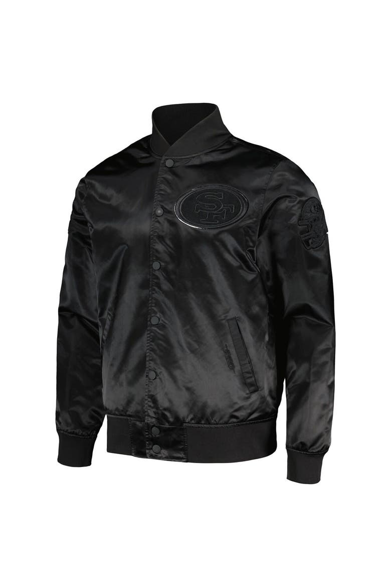 Men's Pro Standard Christian McCaffrey Black San Francisco 49ers Player Full-Snap Jacket, Alternate, color, Black