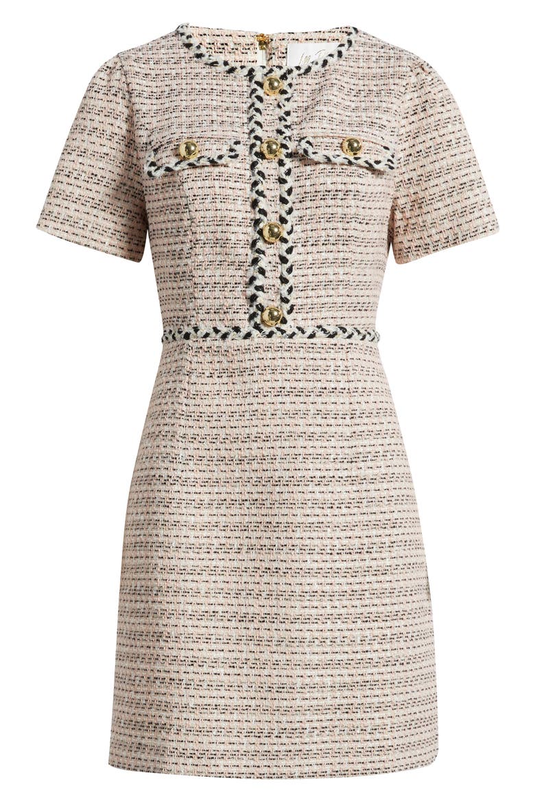 Bernette Short Sleeve Minidress, Alternate, color, FESTIVAL BLOOM