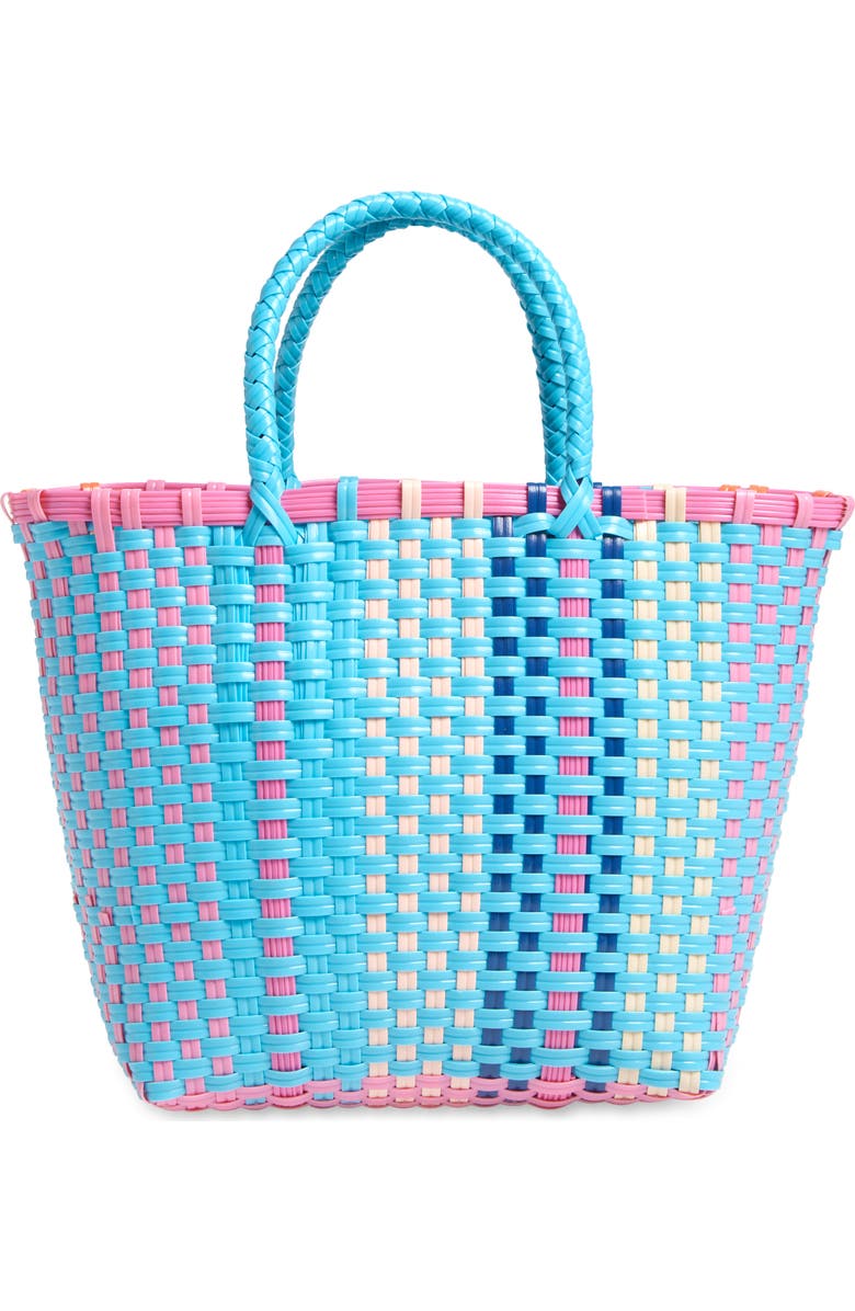 Ruby & Ry Kids' Basket Weave Tote Bag, Alternate, color, Multi