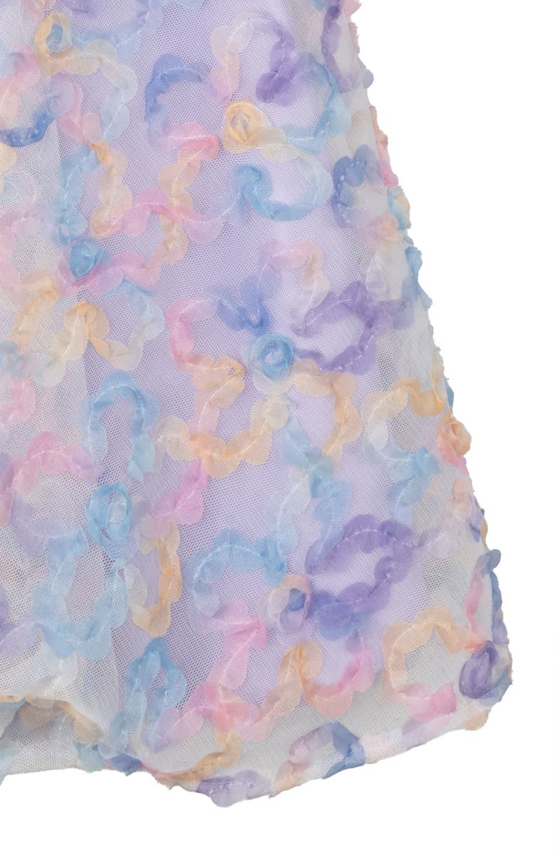 Rare Editions Kids' Floral Soutache Special Occasion Dress, Alternate, color, Lavender