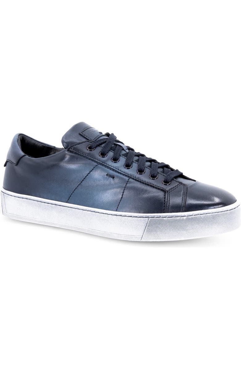 Santoni Reef Leather Sneaker, Main, color,