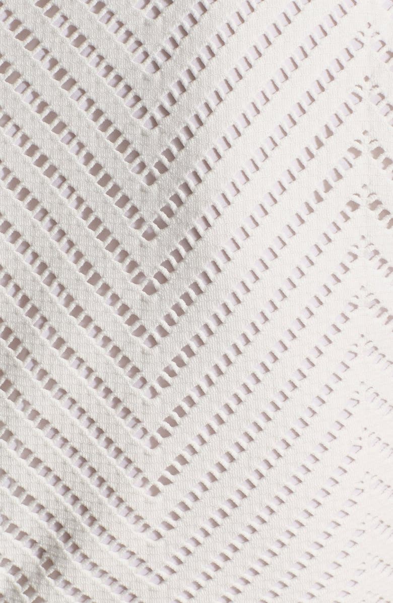 Tory Burch Eyelet Fit & Flare Dress, Alternate, color,