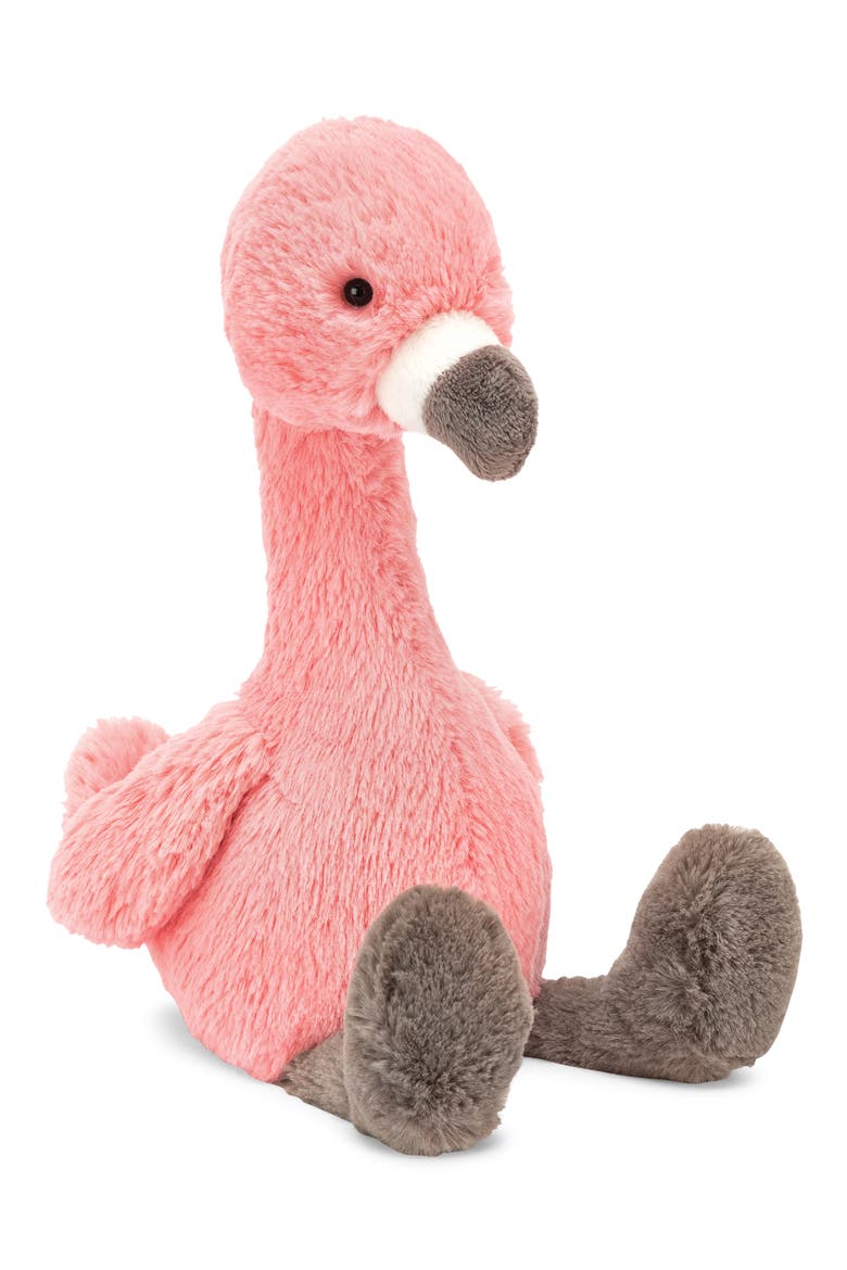 Bashful Flamingo Stuffed Animal, Main, color, PINK