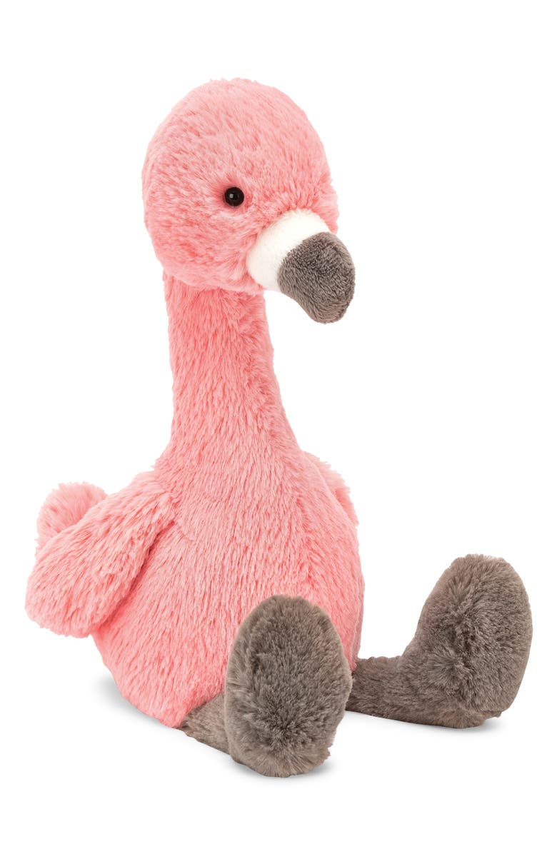 Jellycat Bashful Flamingo Stuffed Animal, Main, color, 