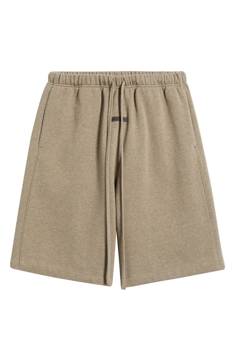 Fear of God Essentials Fleece Basketball Shorts, Alternate, color, Homestead Heather
