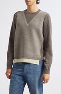 Maison Margiela Fuse Trompe L'Oeil Virgin Wool Sweater