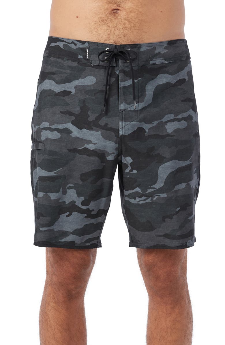 O'Neill Hyperfreak Heat Camo Board Shorts, Main, color, 