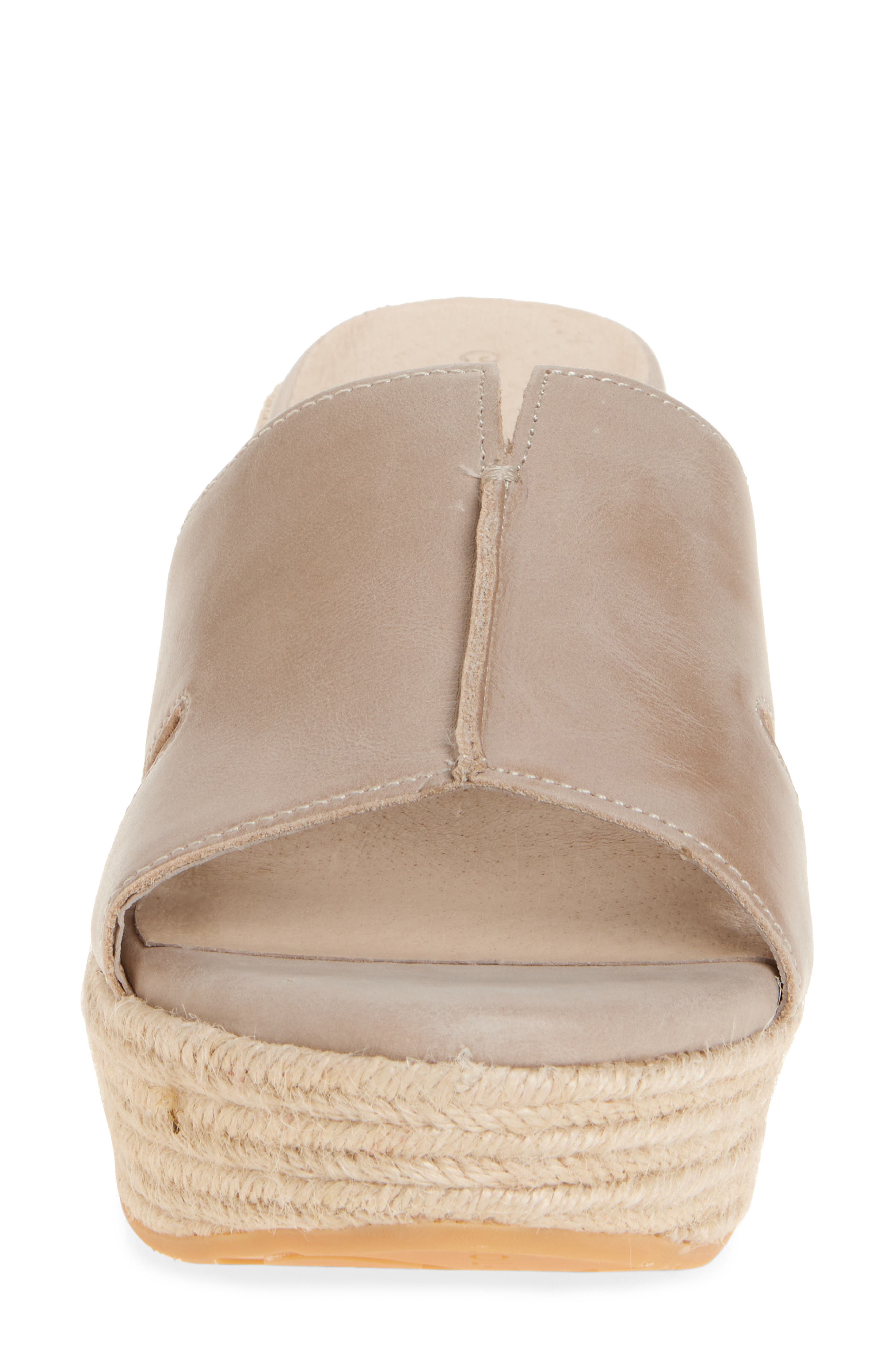 Chocolat Blu Willena Espadrille Platform Sandal, Alternate, color, Taupe Leather