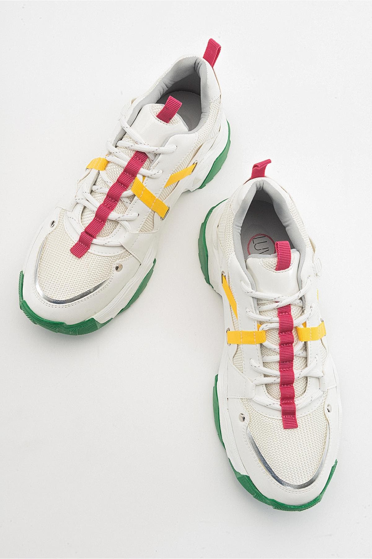 Maggie Sport Sneakers, Alternate, color, White Fuchsia Faux Leather