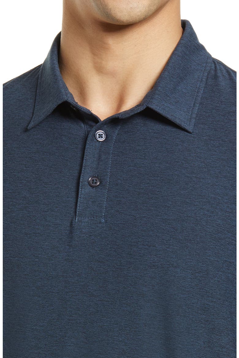 Strato Tech Performance Polo, Alternate, color, NAVY HEATHER