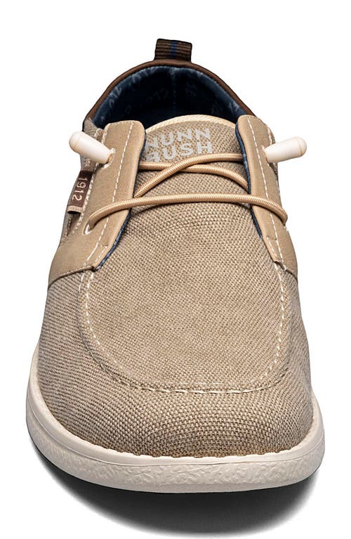 Nunn Bush Brewski Moc Toe Shoe In Stone