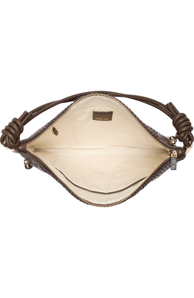 Dolce Vita Venice Shoulder Bag, Alternate, color, Chocolate Straw