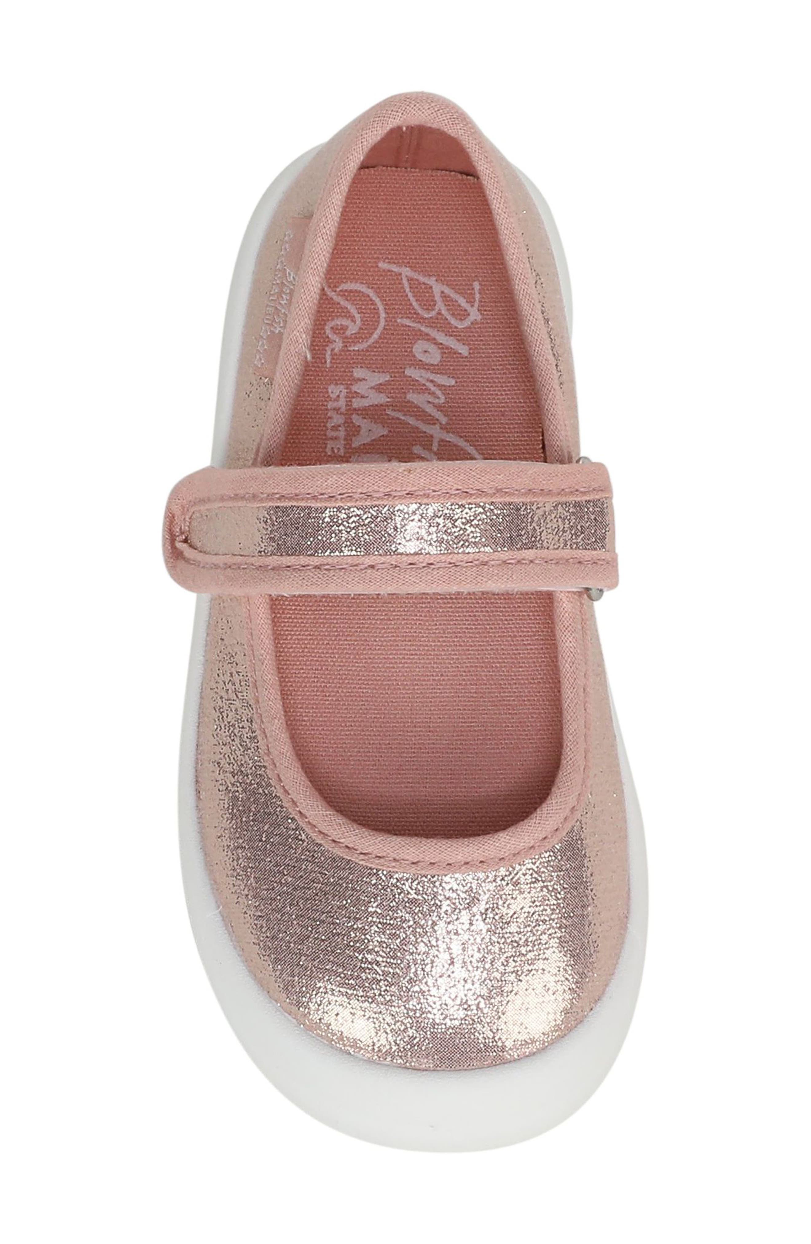Blowfish Malibu Kids' Brave Mary Jane Sneaker, Alternate, color, Blush Metallic