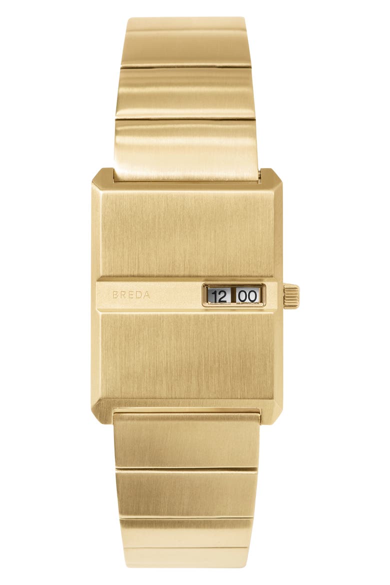 Pulse Bracelet Watch, 26mm, Main, color, GOLD