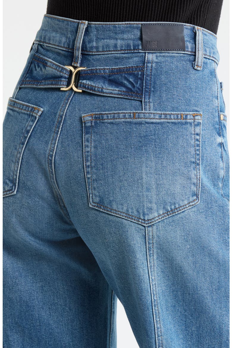 Arellia High Waist Ankle Barrel Leg Jeans, Alternate, color, KEYSTONE