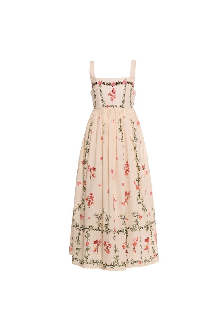Barbara Cauca Midi Dress, Main, color, Multicolor