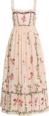 Agua by Agua Bendita Barbara Cauca Midi Dress