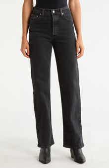 Ribcage High Waist Straight Leg Jeans