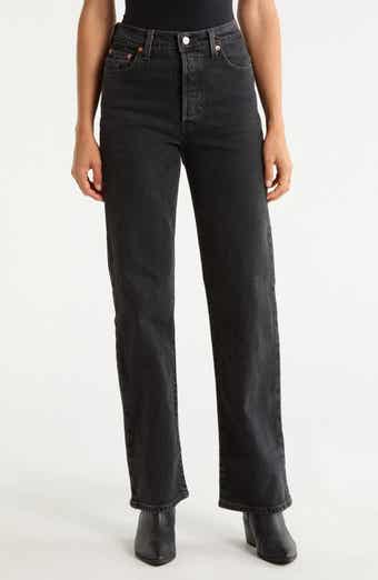 Ribcage High Waist Straight Leg Jeans