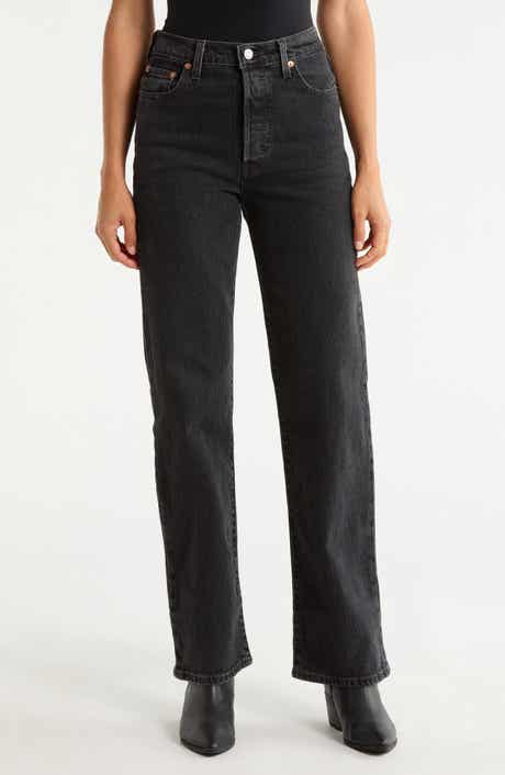 Ribcage High Waist Straight Leg Jeans