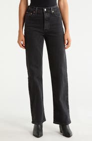 Levi's Ribcage High Waist Straight Leg Jeans